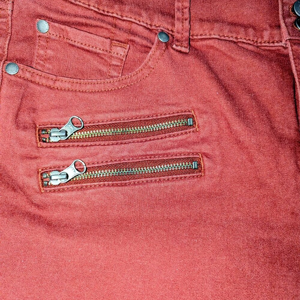 Skinny Jeggings with Zipper Accents Never Worn - Picture 3 of 6